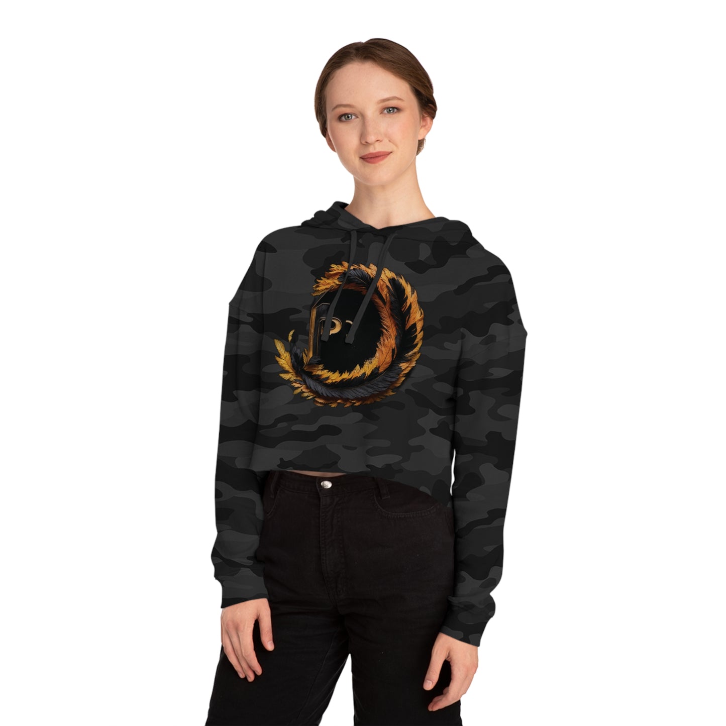 "Getting Burned Made Me Better" - Women’s Cropped Hooded Sweatshirt